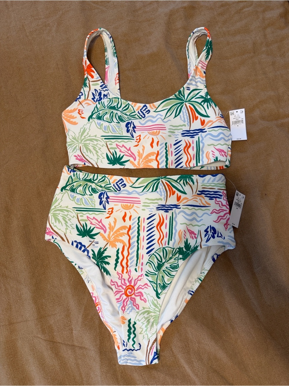 Old Navy Matte Scoop-Neck Bikini Set